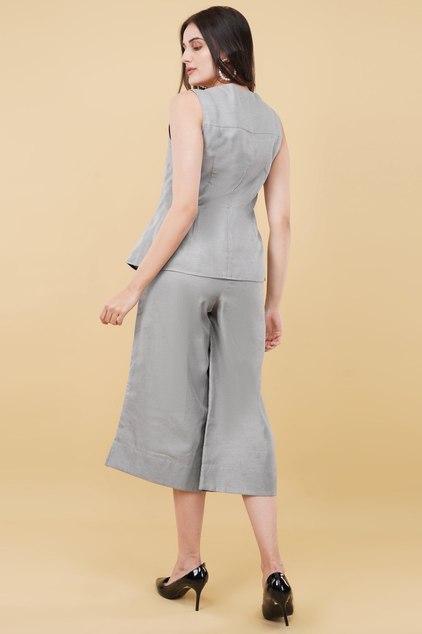 Solid Grey Co-ord Set