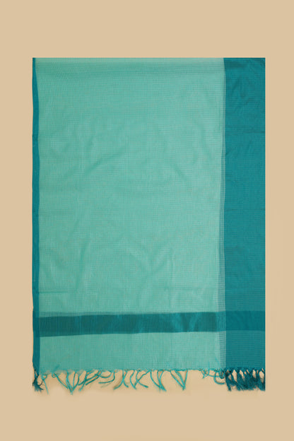 Teal on Grey Unstitched Suit Piece