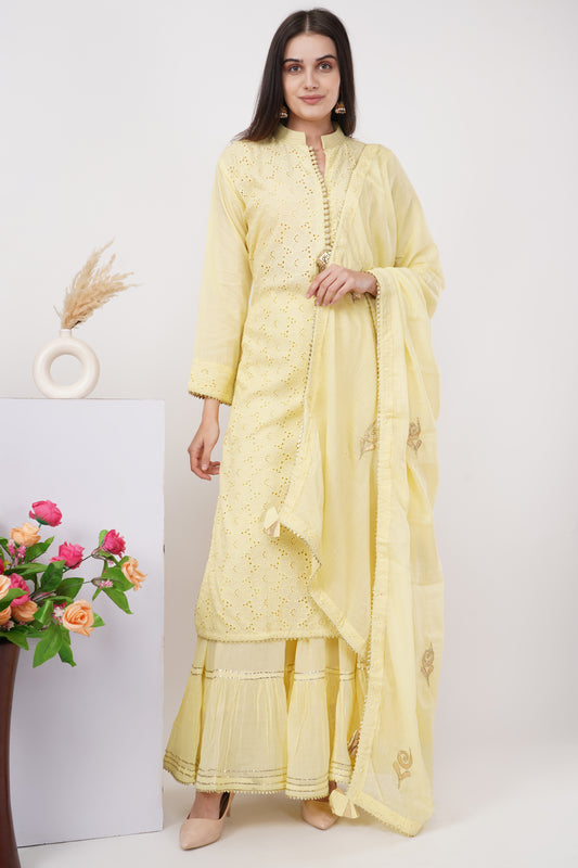 Lime Kurta Set