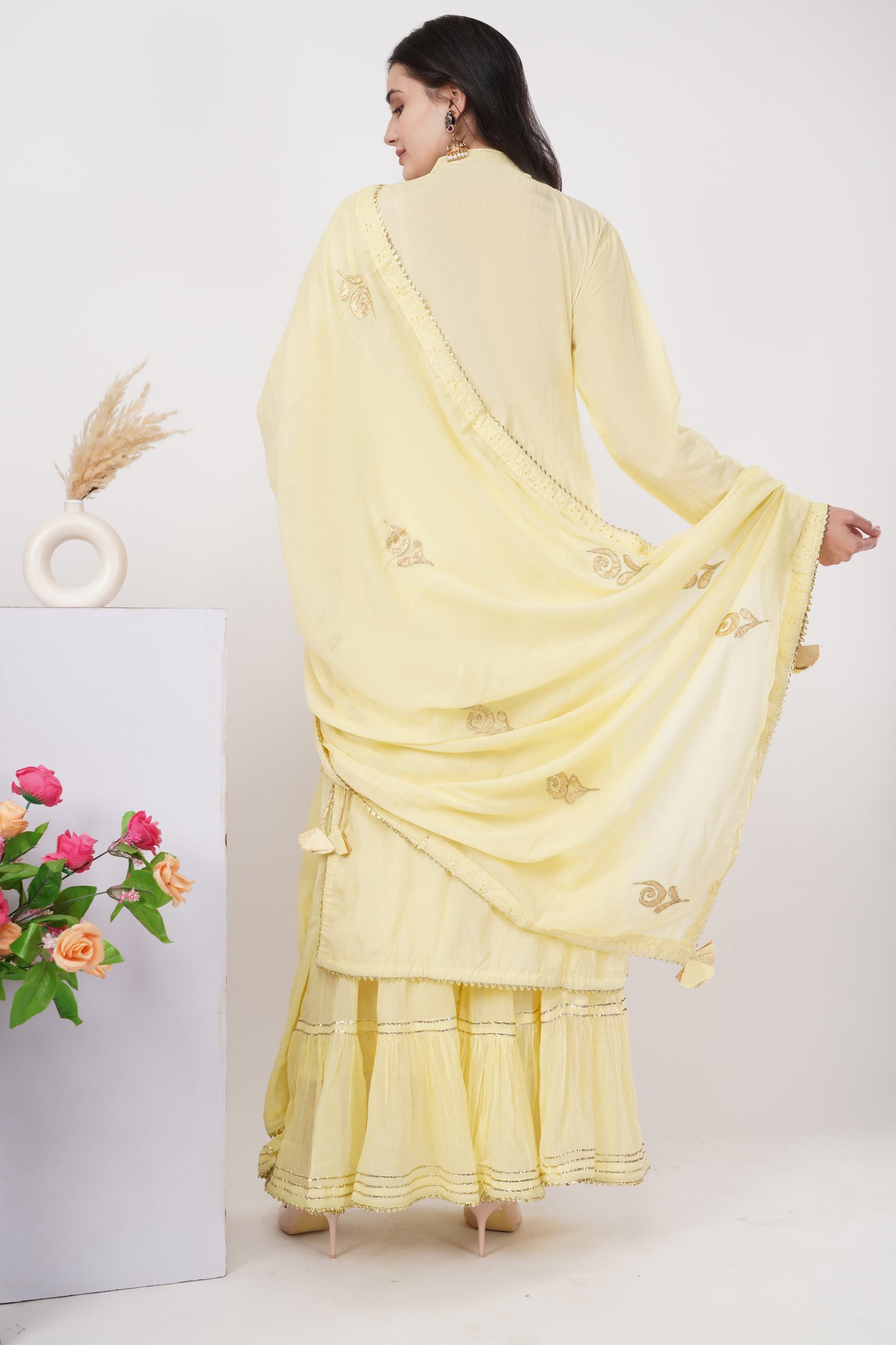 Lime Kurta Set