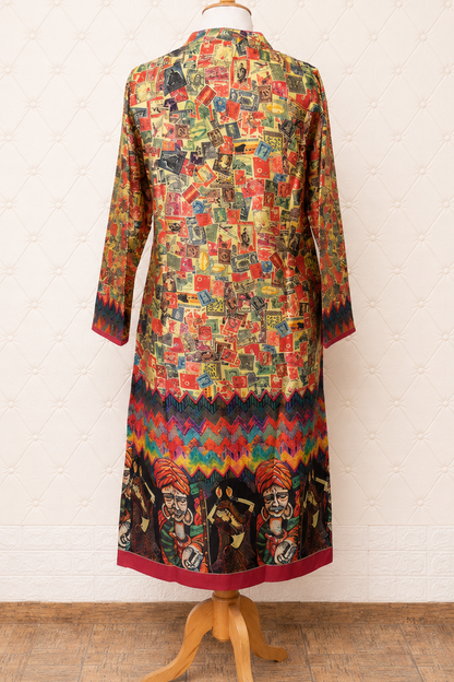 Multicolour Digital Print Kurta