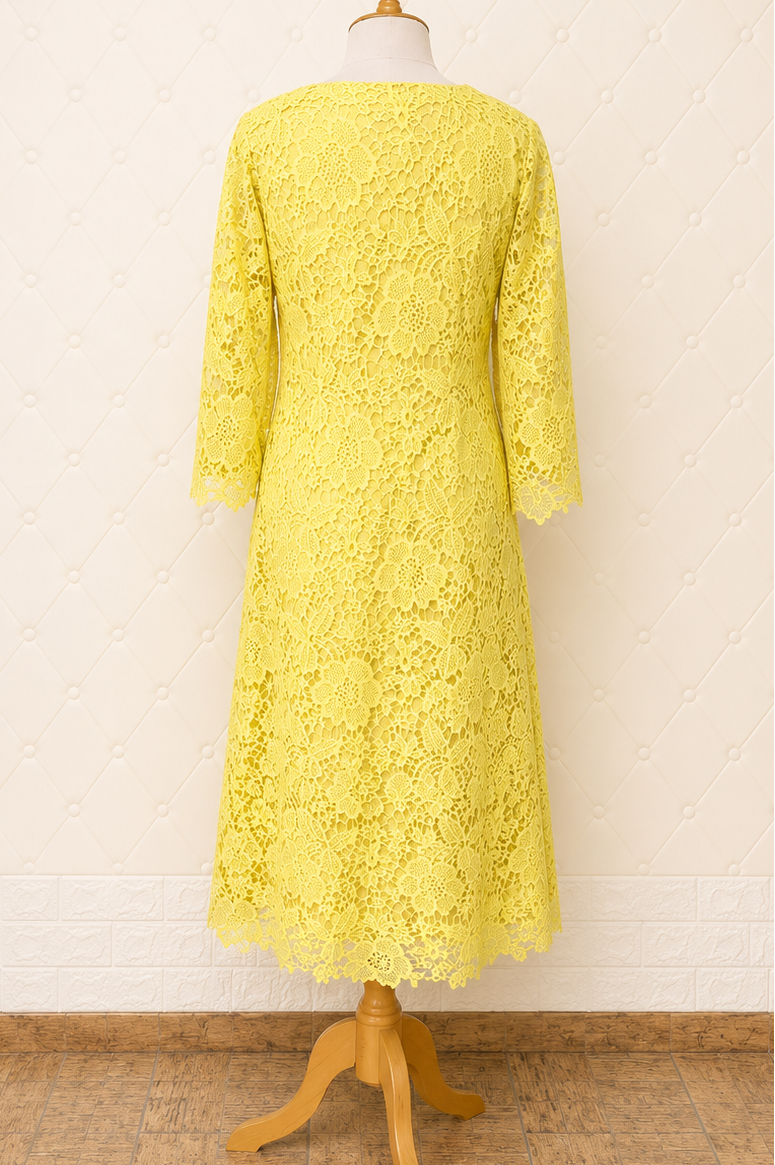 Yellow Lace Dress