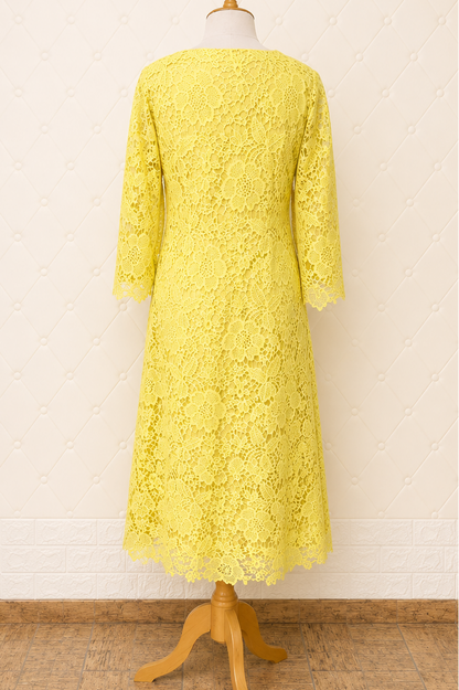 Yellow Lace Dress
